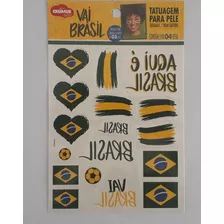 Tatuagem Temporária Copa Do Mundo Brasil