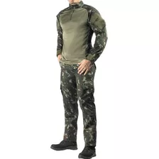 Farda Camisa Combat Shirt Calça Rip Stop Airsof Pescador