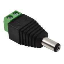 Conector Dc Macho Y Hembra Atornillado