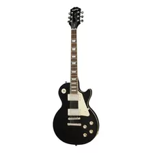 Guitarra Eléctrica Para Zurdo EpiPhone Original Collection Les Paul Standard 60s De Caoba Ebony Níquel Con Diapasón De Laurel Indio