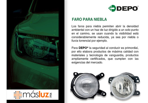 Faro Niebla Izq S/foco Mercedes-benz E320 06/08 Depo Foto 6