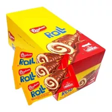 Bolinho Rocambole Roll Chocolate C/15un 34g Cada - Bauducco