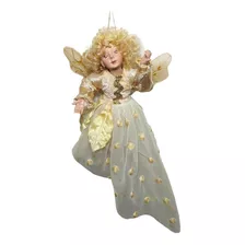 Anjo Fada Guardiã Enfeite 20cm Decora Guirlanda Árvore Natal