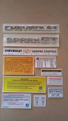 Foto de Chevrolet Spark Gt Emblemas Y Calcomanias