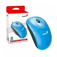 Mouse Genius Dx-135 Gr Usb Azul 3 Botones