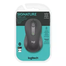 Mouse Logitech Inalámbrico M650 L Left Para Usuarios Zurdos Color Negro