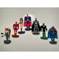 7 Pack Coleção Justice League Unlimited Jlu Mattel Completa