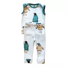 Conjunto Chaleco Y Pantalon Micropolar Bebes