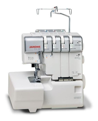 Máquina De Coser Semi Industrial Overlock Janome 1210dx Portable Blanca 220v