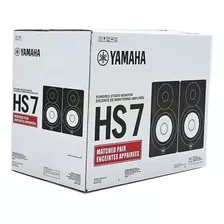Yamaha Hs7 Par De Monitores Msi Edicion Limitada Color Negro