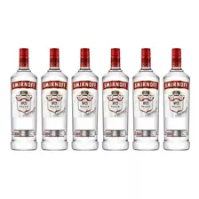 Vodka Smirnoff 700 Ml Original Clasico X6 - Fullescabio