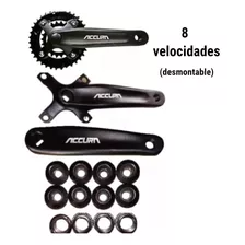 Volante Biplato Accura 22-36t Bielas De 170mm Color Negro