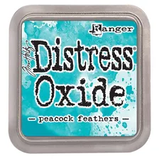 Tim Holtz Distress Oxide Peacock Feathers Sello Tinta Vintag