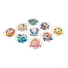 18 Obleas Comestibles 5 Cm De Diámetro De Paw Patrol