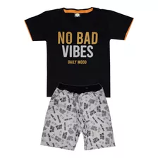 Conjunto Verão Infantil Masculino Menino Tam 04 06 08