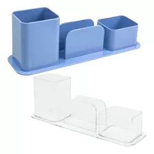 Organizador De Mesa Porta Canetas Objetos Dello