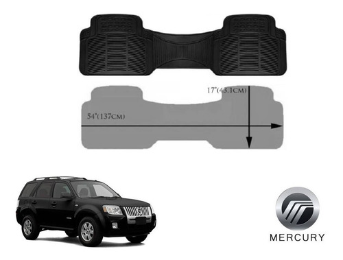 Tapetes Uso Rudo Mercury Mariner 2009 Rubber Black Original Foto 3