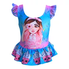 Traje De Baño Licra Niña Mis Pastelitos Ropa Playa