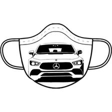 Máscara De Proteção Lavável Dupla Camada Fãs Mercedes Benz