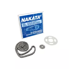 Kit Trasmision + Cadena Yamaha Ybr 125 Nakata