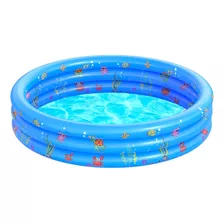 Piscina Inflable Plástico Niño 3 Anillos 120x40cm Verano