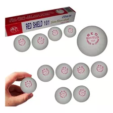 Cajas De 12 Pelotas Ping Pong 1/2 40mm Red Shield Sport R5