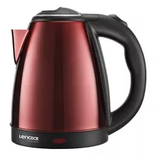 Chaleira Elétrica Lenoxx Pce213 Inox Vermelho 2,2 L Led 220v