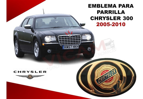 2005-2010 Emblema Para Parrilla Chrysler 300  Foto 2