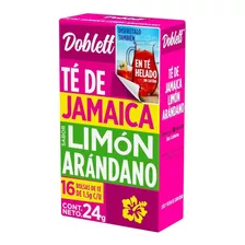 Té Doblett Jamaica Limón Arándano 16 Bolsas 24g