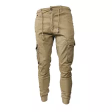 Pantalon Cargo Babucha Jogger Gabardina Elastizada Importada