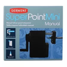 Apontador De Mesa Derwent Manual Mini Manivela Com Depósito