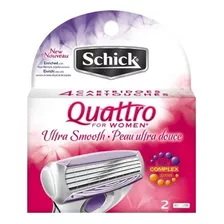 Carga Schick Quattro For Women Fitas Lubrificantes Sortido