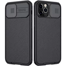 Capa Capinha Nillkin Camshield Pro Para iPhone 12 Pro Max Cor Preto