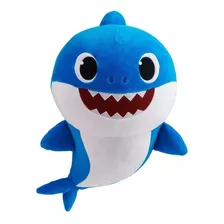Pelucia Baby Shark Azul 18cm Com Música - Sunny 2357