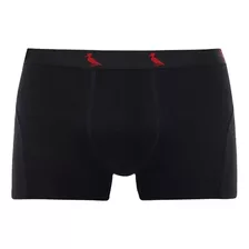 Cueca Reserva Masculina Boxer Red Woodpecker Cotton Preta