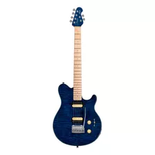 Guitarra Sterling Ax3 Fm Axis In Flame Maple Neptune Blue
