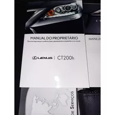 Manual Do Proprietário Lexus Ct200h 2017 Em Diante 