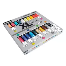 Óleo Pebeo Xl Studio Set 20 Colores 20ml + Pincel Color Del Óleo Blanco