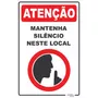 Primeira imagem para pesquisa de placa de silencio