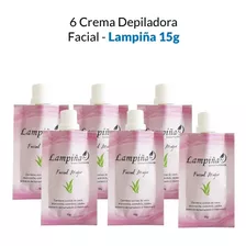 6 Crema Depiladora Facial - Lampiña 15g