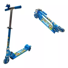 Scooter Patin Del Diablo Luz Led 3 Ruedas Campana Niño Niña