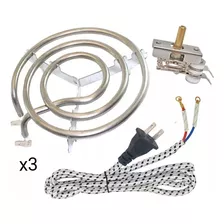 Resistencia Eléctrica 110v Incluye Termostato + Cable Cocina