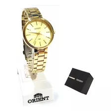 Relógio Orient Feminino Analógico Dourado Fgss0171 C1kx