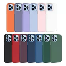 Fundas Luxury Colores Matte Para iPhone