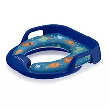 Assento Redutor P/ Crianças Com Alças E Encosto Multikids Cor Azul