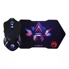 Mouse Gamer Negro+pad Mouse Marvo