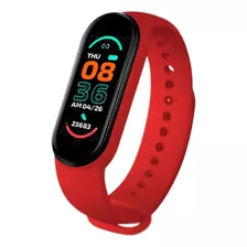 Reloj Inteligente M7 Smartwatch Bluetooth Smart Band Rojo