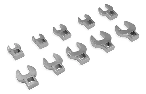 Set Llaves Pata De Cuervo Bremen Enc 3/8 10pz 10 A 19mm 7780