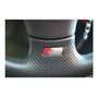Emblema Audi Sline Volante Airbag Sport Turbo 2 Piezas Negro