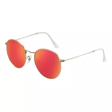 Jm-gafas De Sol Redondas Para Hombreymujer Lentes De Cristal